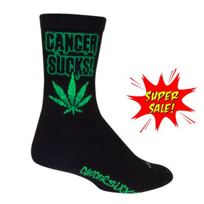 Cancer Sucks Leaf socks