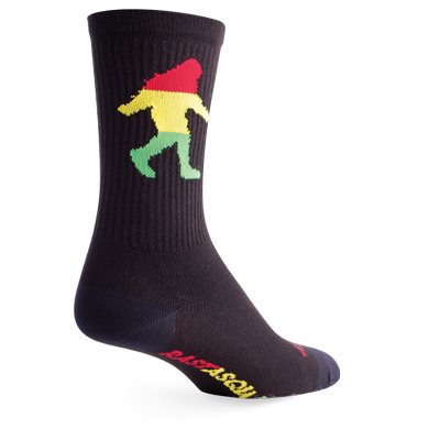 Rasta Squatch socks