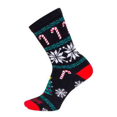 Ugly Black Sweater Socks I SockGuy